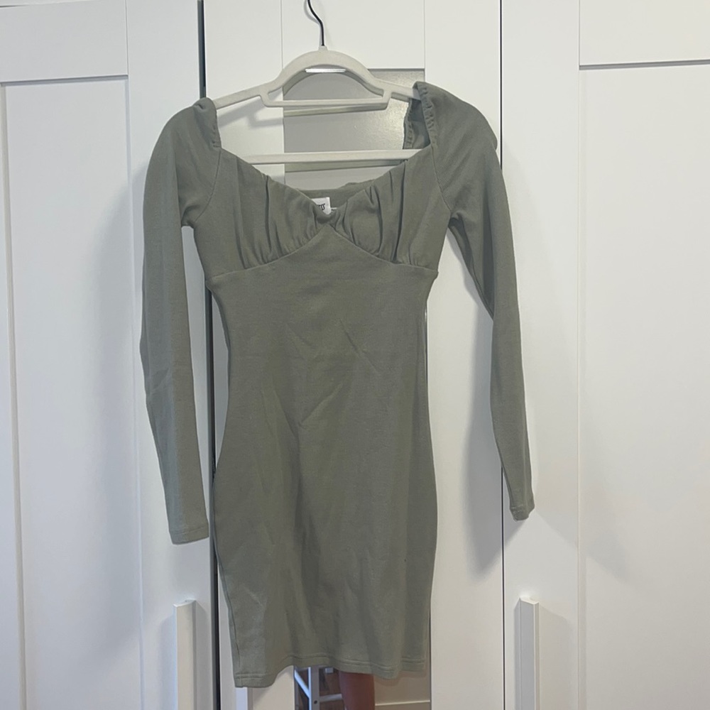 Princess Polly Sage Mini Dress